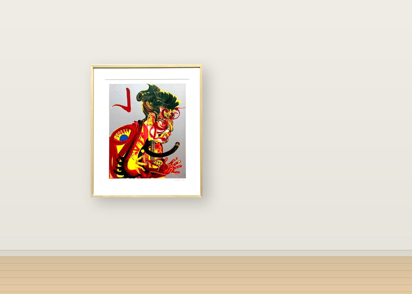 roidworksgallery 木原千春「写楽」 ネオシルクスクリーン