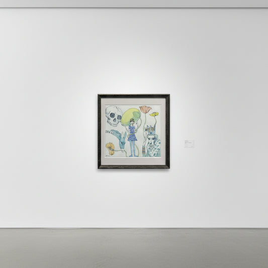 roidworksgallery 宇野亜喜良　ペン・水彩　原画