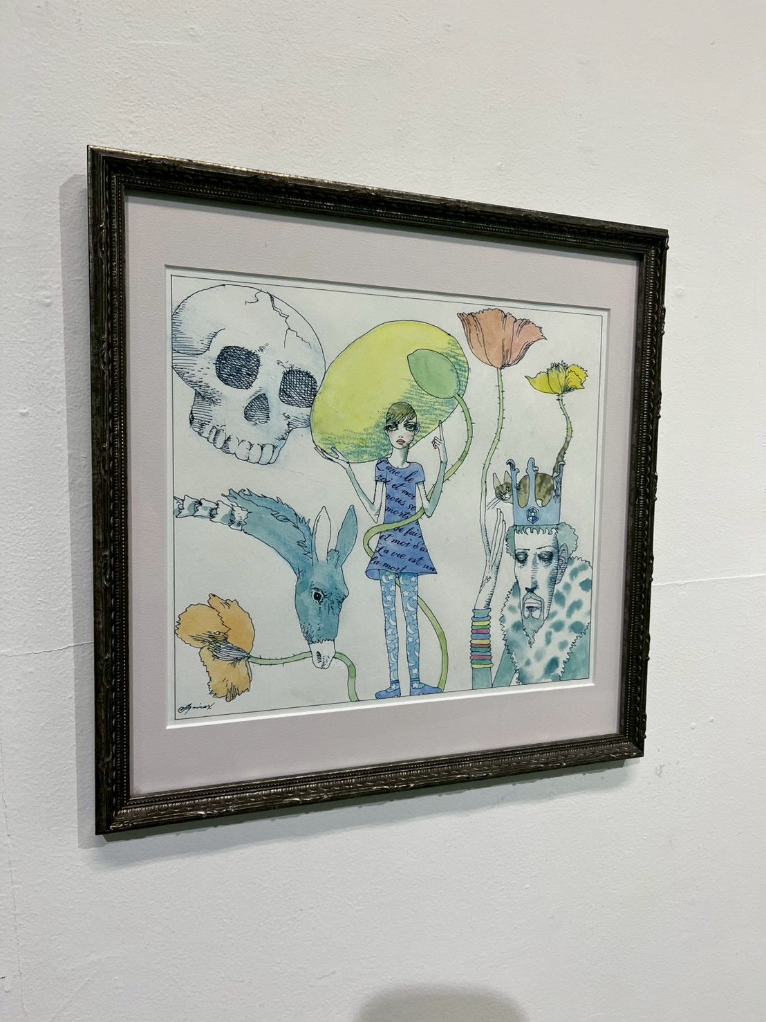roidworksgallery 宇野亜喜良　ペン・水彩　原画