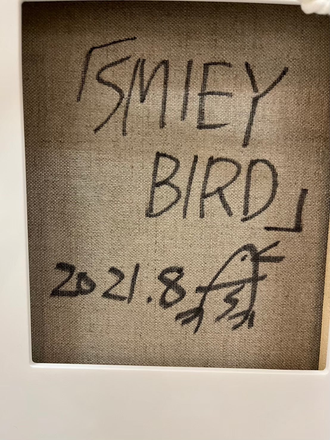 下家杏樹 SMILEY BIRD 油彩・キャンバス / Oil on canvas