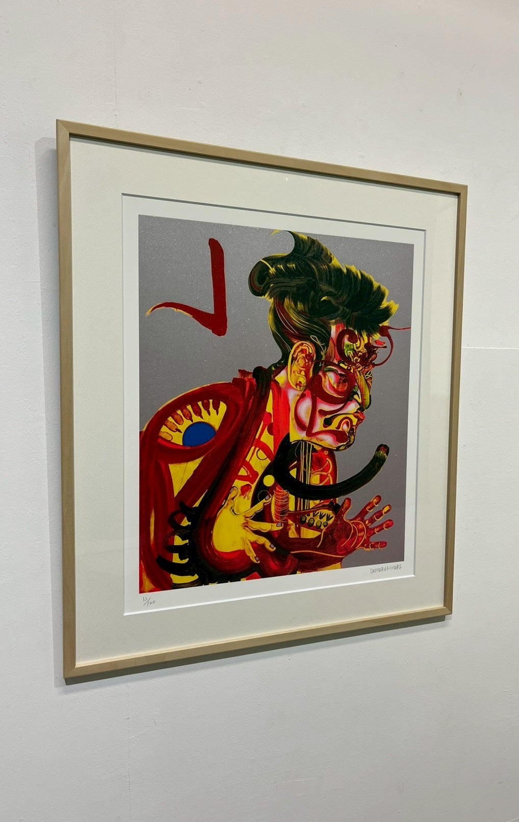 roidworksgallery 木原千春「写楽」 ネオシルクスクリーン