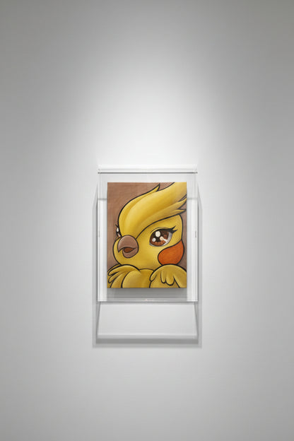 下家杏樹 SMILEY BIRD 油彩・キャンバス / Oil on canvas