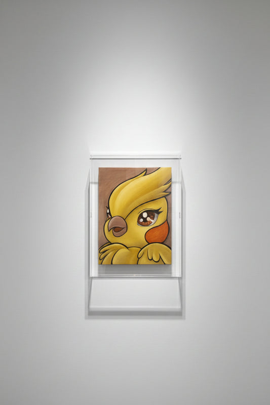 roidworksgallery 下家杏樹 SMILEY BIRD 油彩・キャンバス / Oil on canvas