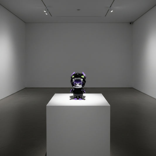roidworksgallery スサナ / Susana — Black × Purple｜永島信也 限定ソフビフィギュア