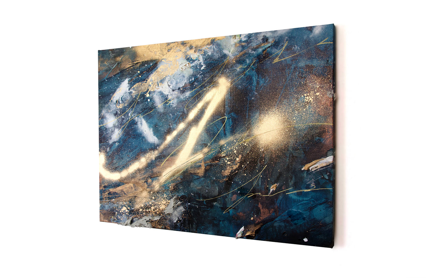 roidworksgallery ayaka nakamura「Song of the twinkling light #1」 アクリル絵の具、メッキ調顏料、キャンバス / Acrylic paint, Plating pigment, Canvas