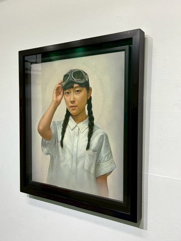 吉間春樹「agora 8.1」 額装展示イメージ 右斜め