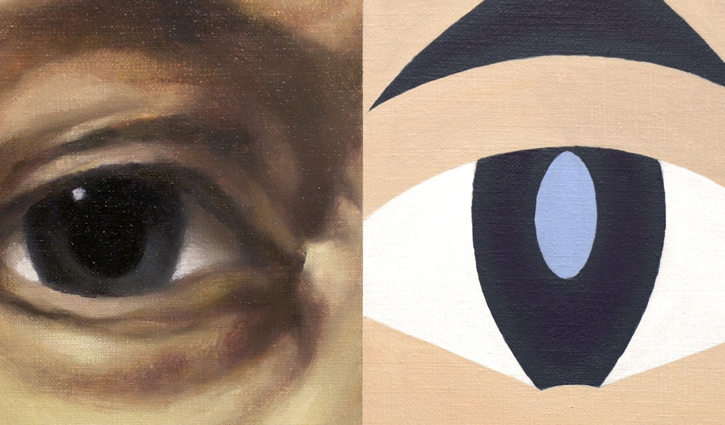 星山耕太郎 星山耕太郎「みる／みられる #1」 油彩、キャンバス / Oil on canvas