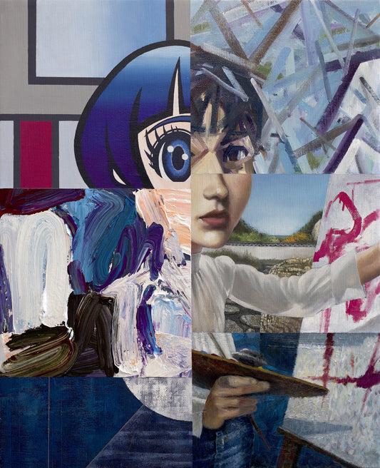 星山耕太郎 星山耕太郎「Painter #2」 油彩、アクリル、キャンバス / Oil, acrylic on canvas