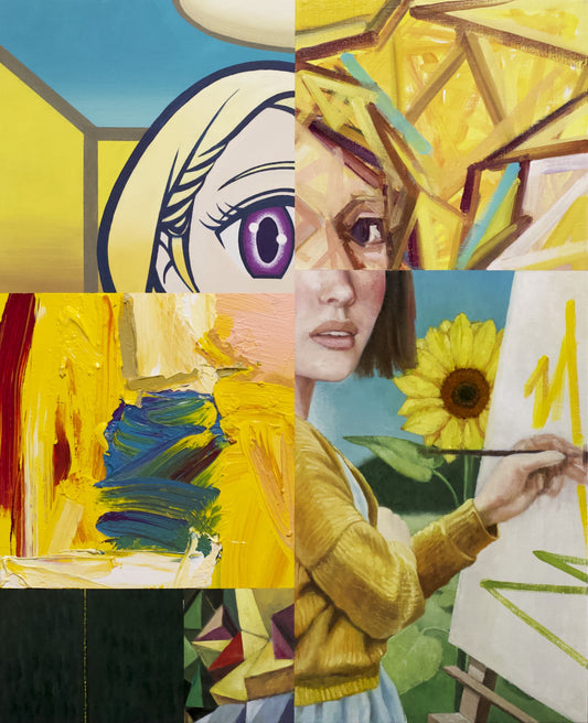 星山耕太郎 星山耕太郎「Painter #3」 油彩、アクリル、キャンバス / Oil, acrylic on canvas