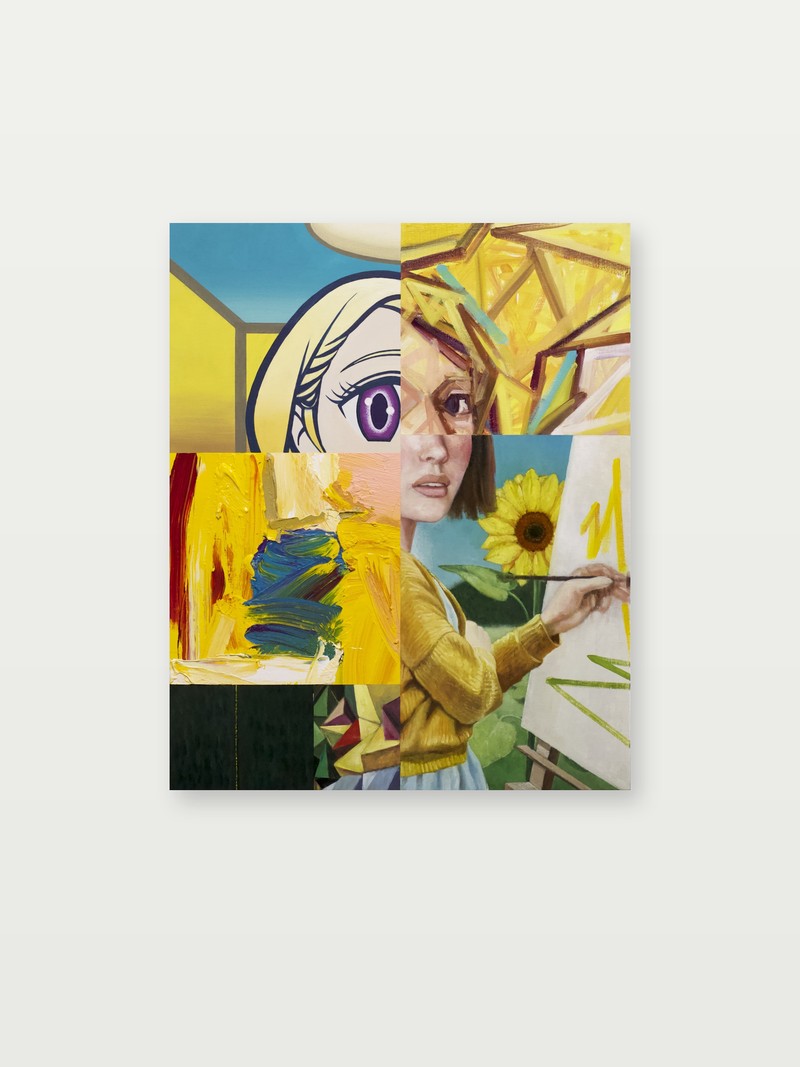星山耕太郎「Painter #3」65.2×53cm 壁面展示イメージ（作品画像非改変）
