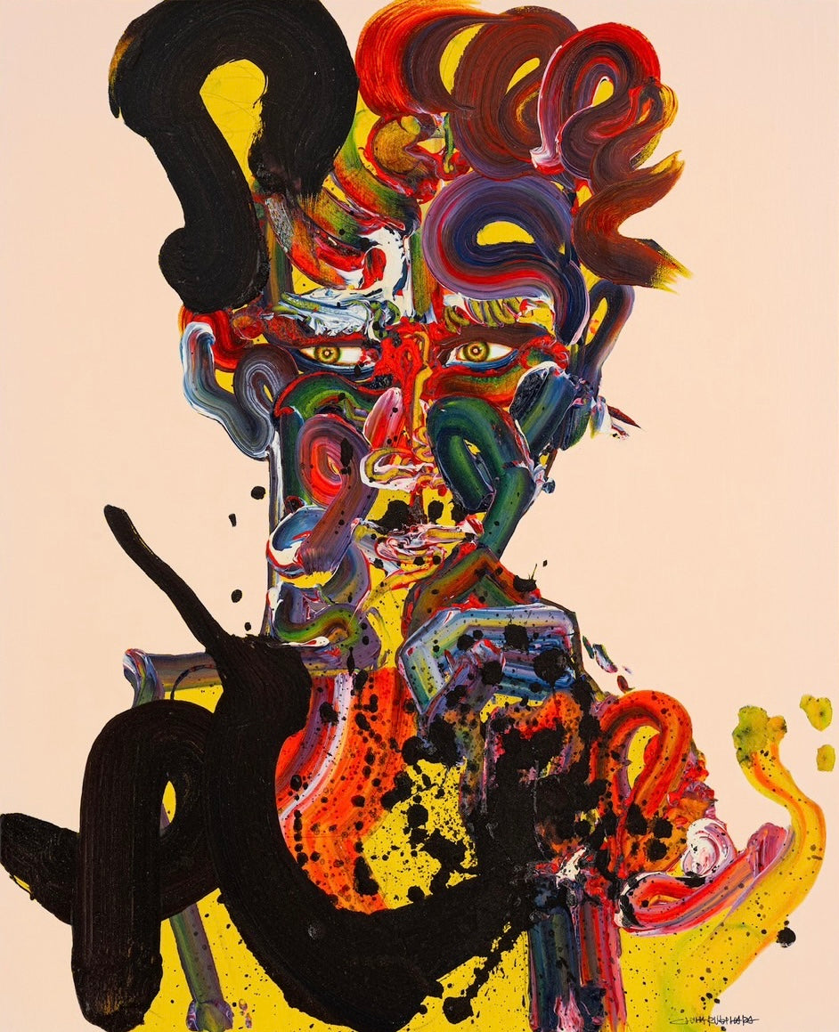 木原千春 木原千春 芥川龍之介 油彩、キャンバス / Oil on canvas