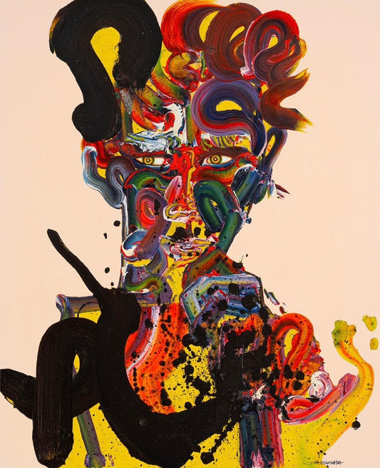 木原千春 木原千春 芥川龍之介 油彩、キャンバス / Oil on canvas