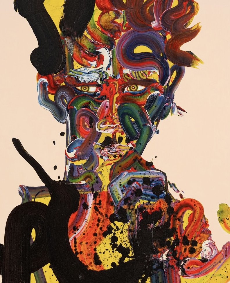 木原千春 木原千春 芥川龍之介 油彩、キャンバス / Oil on canvas
