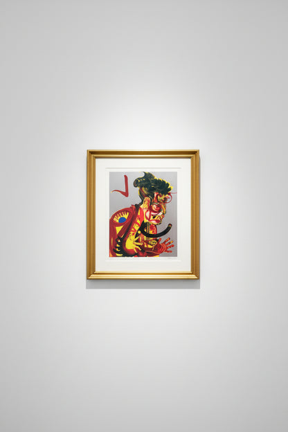roidworksgallery 木原千春「写楽」 ネオシルクスクリーン