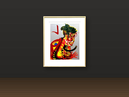 roidworksgallery 木原千春「写楽」 ネオシルクスクリーン