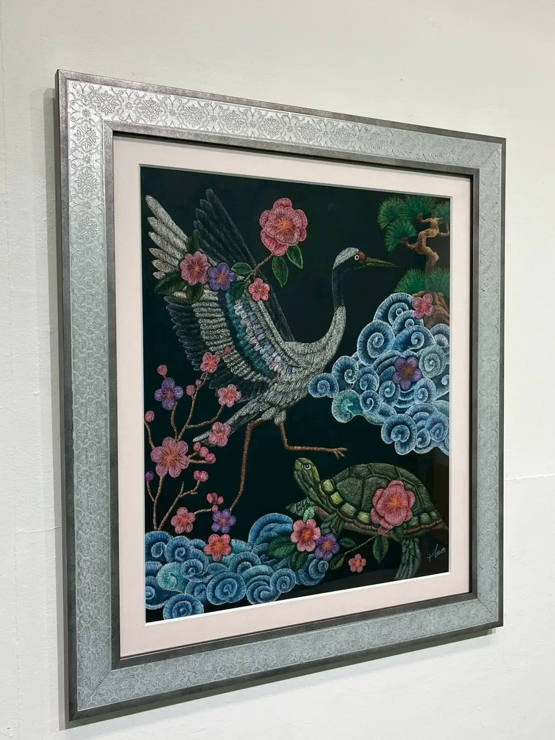 Moeco「Crane and Turtle（鶴亀ピンク）」 作品画像 2