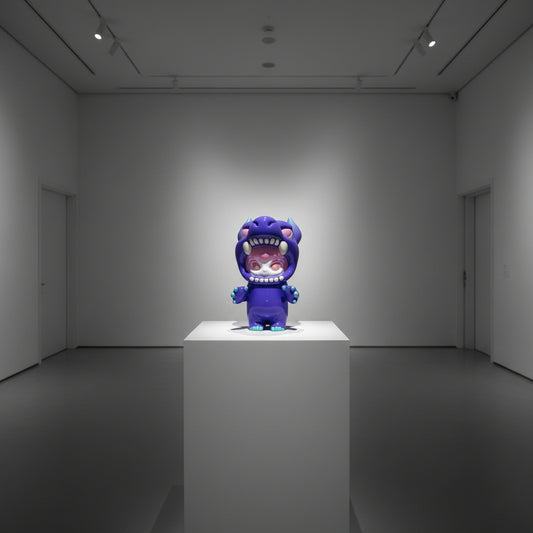 roidworksgallery スサナ / Susana — Purple × Mint｜永島信也 限定ソフビフィギュア