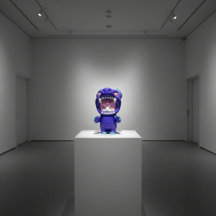 永島信也「スサナ Susana」Purple×Mint 限定ソフビフィギュア 三点可動仕様 ロイドワークスギャラリー